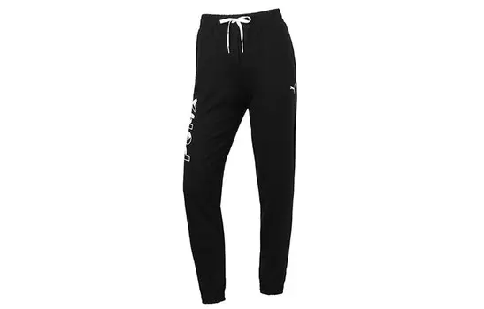 Женские трикотажные спортивные штаны Puma, цвет Black