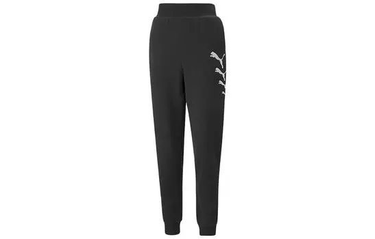 Женские трикотажные спортивные штаны Puma, цвет Black