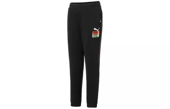 Женские трикотажные спортивные штаны Puma, цвет Black