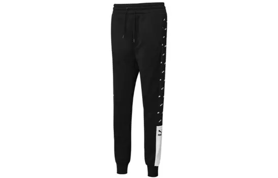 Женские трикотажные спортивные штаны Puma, цвет Black