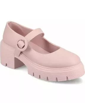 Женские туфли-лодочки на платформе Zarynn Mary Jane с протекторной подошвой Journee Collection, розовый