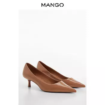 Женские туфли Mango деловые, коричневый