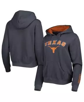 Женские угольные кроссовки Texas Longhorns Arch & Толстовка с логотипом Colosseum, серый