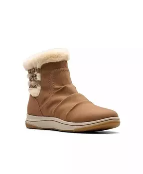 Женские уютные ботинки Cloudsteppers Breeze Clarks, бежевый