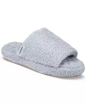 Женские уютные плюшевые шлепанцы Joey Cozy Plush Slide Isotoner Signature, синий