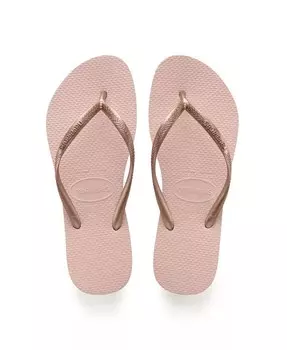 Женские узкие шлепанцы Havaianas, розовый