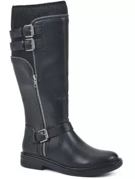 Женские высокие сапоги до колена из искусственной кожи Mazed White Mountain, цвет black/smooth