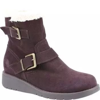 Женские замшевые ботильоны lexie Hush Puppies, коричневый
