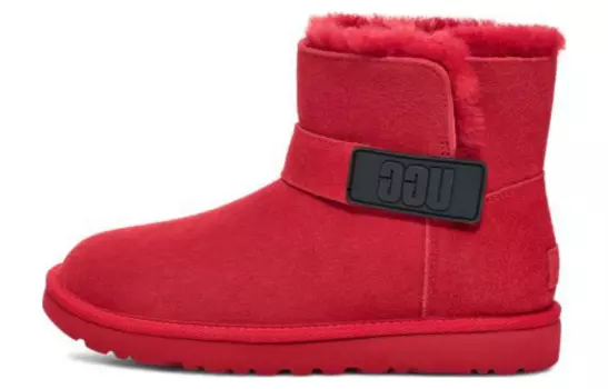 Угги UGG Embossed Belt Short Boots 'Red' Women's