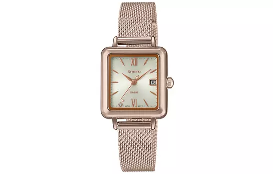 Женские золотые часы SHEEN CASIO
