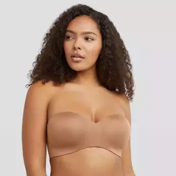 Женский беспроводной бюстгальтер без бретелек Maidenform Self Expressions SE0015, цвет Chestnut