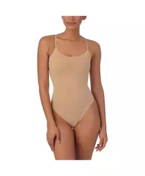Женский бесшовный боди Litewear DK4029 DKNY, коричневый/бежевый
