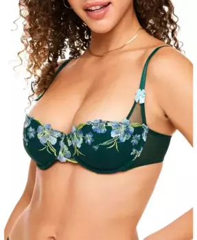 Женский бюстгальтер балконет Daphne Push Up Adore Me, зеленый