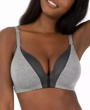 Женский бюстгальтер без косточек The All-Day Deep V, 45578 Lively, серый