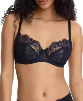 Женский бюстгальтер Entice Lace с полным покрытием чашек и косточками Skarlett Blue, серый