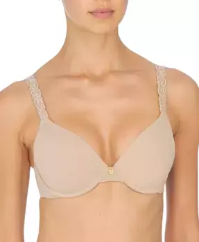 Женский бюстгальтер Pure Luxe Custom Coverage Contour с косточками 732080 Natori, коричневый/бежевый