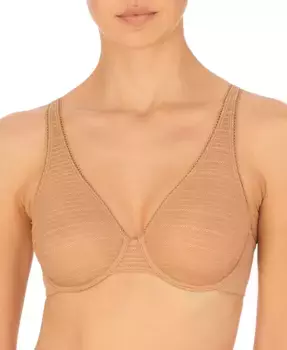 Женский бюстгальтер Revive Full Fit с чашечками на косточках из прозрачной сетки 734304 Natori, коричневый