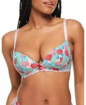 Женский бюстгальтер Shea Push Up с глубоким вырезом Adore Me, розовый
