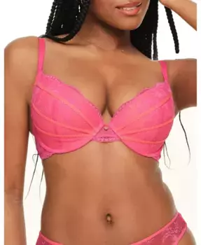 Женский бюстгальтер Suki Push Up Plunge с эффектом пуш-ап Adore Me, розовый