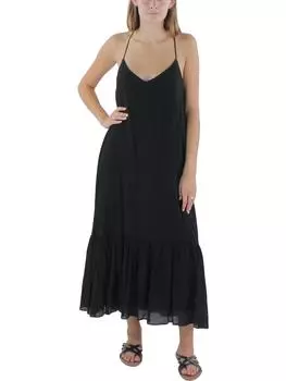 Женский дневной макси-сарафан DKNY, черный