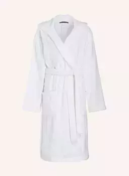 Женский халат с капюшоном Schiesser, белый