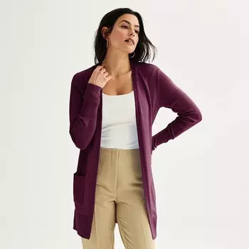 Женский кардиган Nine West Essential, цвет Plum