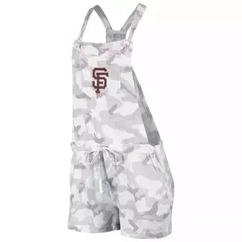 Женский комбинезон Concepts Sport Grey с камуфляжным принтом Los Angeles Dodgers