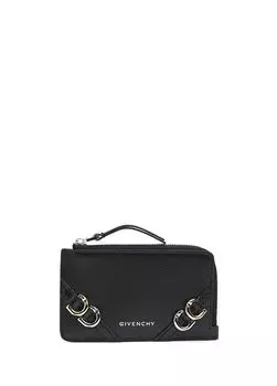 Женский кожаный кошелек Givenchy, черный