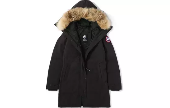 Женский пуховик Canada Goose, темно-синий