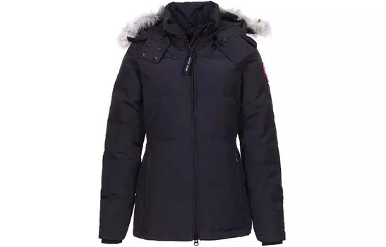Женский пуховик Canada Goose, темно-синий