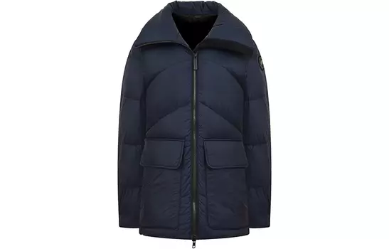 Женский пуховик Canada Goose, темно-синий