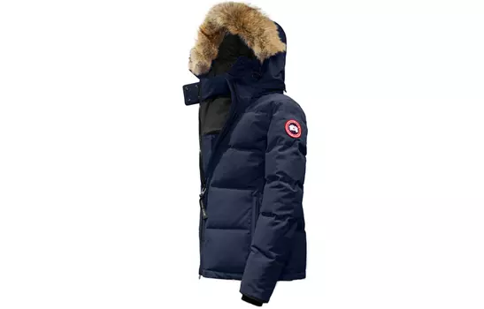 Женский пуховик Canada Goose, темно-синий