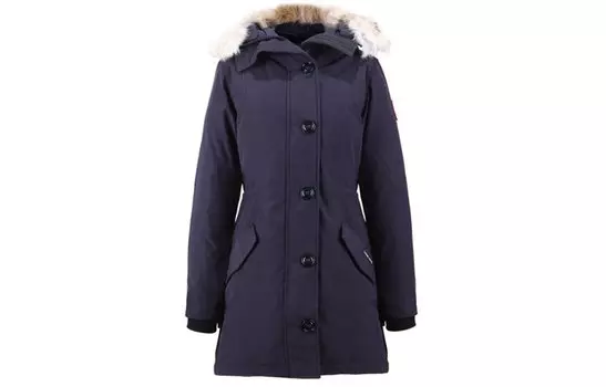 Женский пуховик Canada Goose, Темно-синий