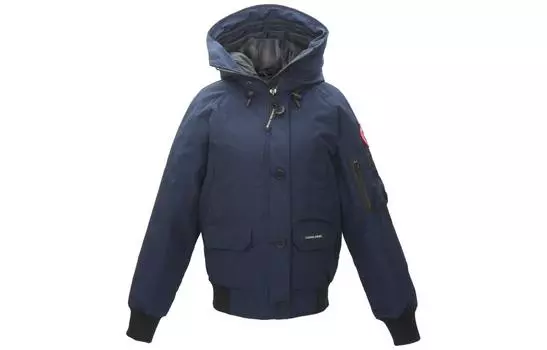 Женский пуховик Canada Goose, темно-синий