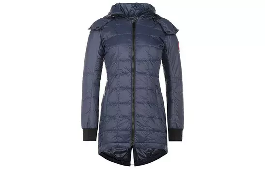 Женский пуховик Canada Goose, темно-синий