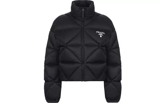 Женский пуховик Prada, черный