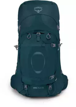 Женский рюкзак Osprey Aether Plus 70 литров, цвет Night Jungle Blue