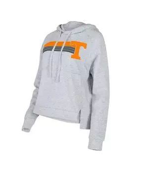 Женский серый пуловер с капюшоном Tennessee Volunteers Cedar Tri-Blend реглан Concepts Sport, серый
