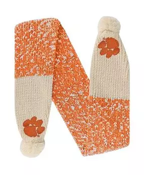 Женский шарф Clemson Tigers Confetti с помпоном Foco, оранжевый