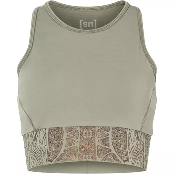 Женский спортивный бюстгальтер Arabesque LF Super.Natural, зеленый
