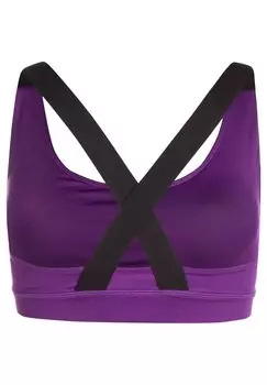 Женский спортивный бюстгальтер Mid Impact FIT PUMA, цвет Violett Gold