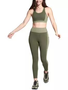 Женский спортивный бюстгальтер Racerback Fitness BASS OUTDOOR, зеленый