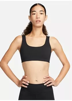 Женский спортивный бюстгальтер Slim Fit с круглым воротником Nike