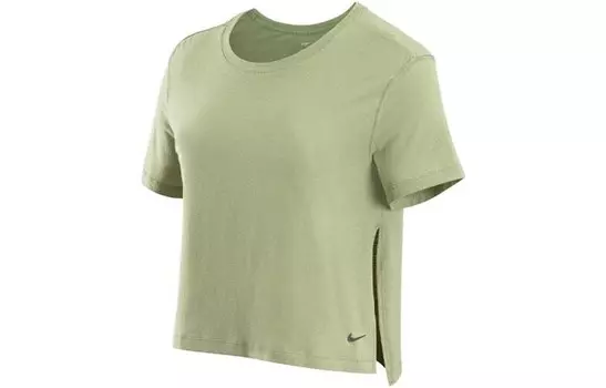 Женский топ Yoga Dri-FIT Оливково-зеленый Nike