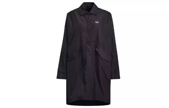 Женский тренч Adidas Originals, цвет Black