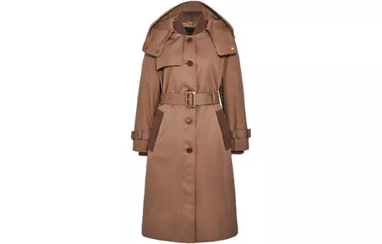 Женский тренч COACH, цвет Brown
