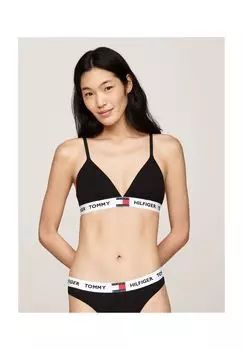 Женский треугольный бюстгальтер Heritage с регулируемыми бретелями TOMMY HILFIGER, черный