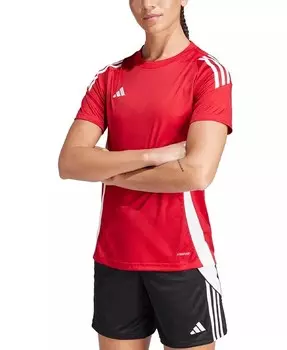 Женский трикотажный топ Tiro 24 adidas, красный
