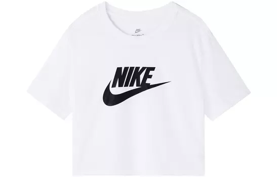Женский укороченный топ Nike, Белый