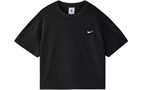 Женский укороченный топ Nike, Черный